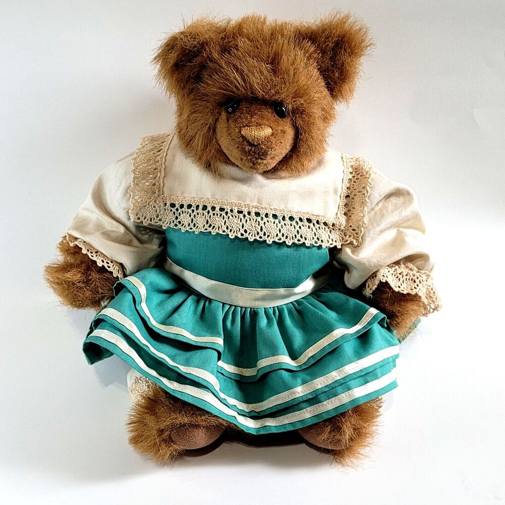 Bear Brown Collectables Michele Brown 1993 Dress Bear 16" Jointed Signed M Brown